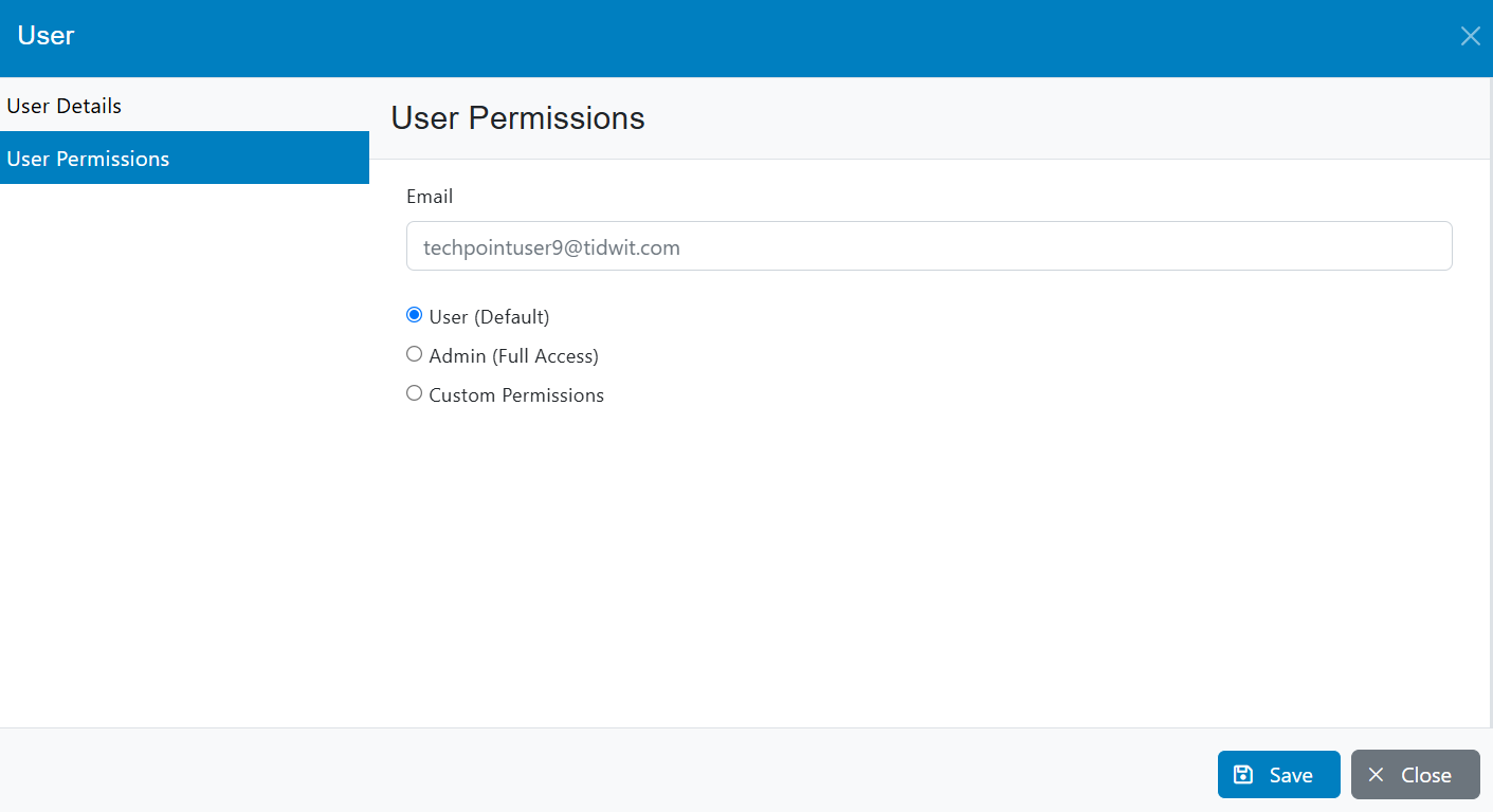 Creating New Users - TIDWIT